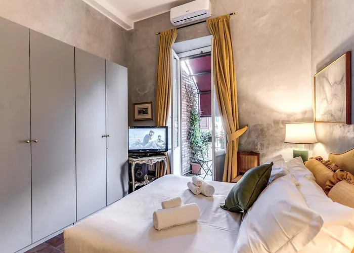 Stylish 2 Bdr With Balcony By Pantheon & Forum Apartmán Řím